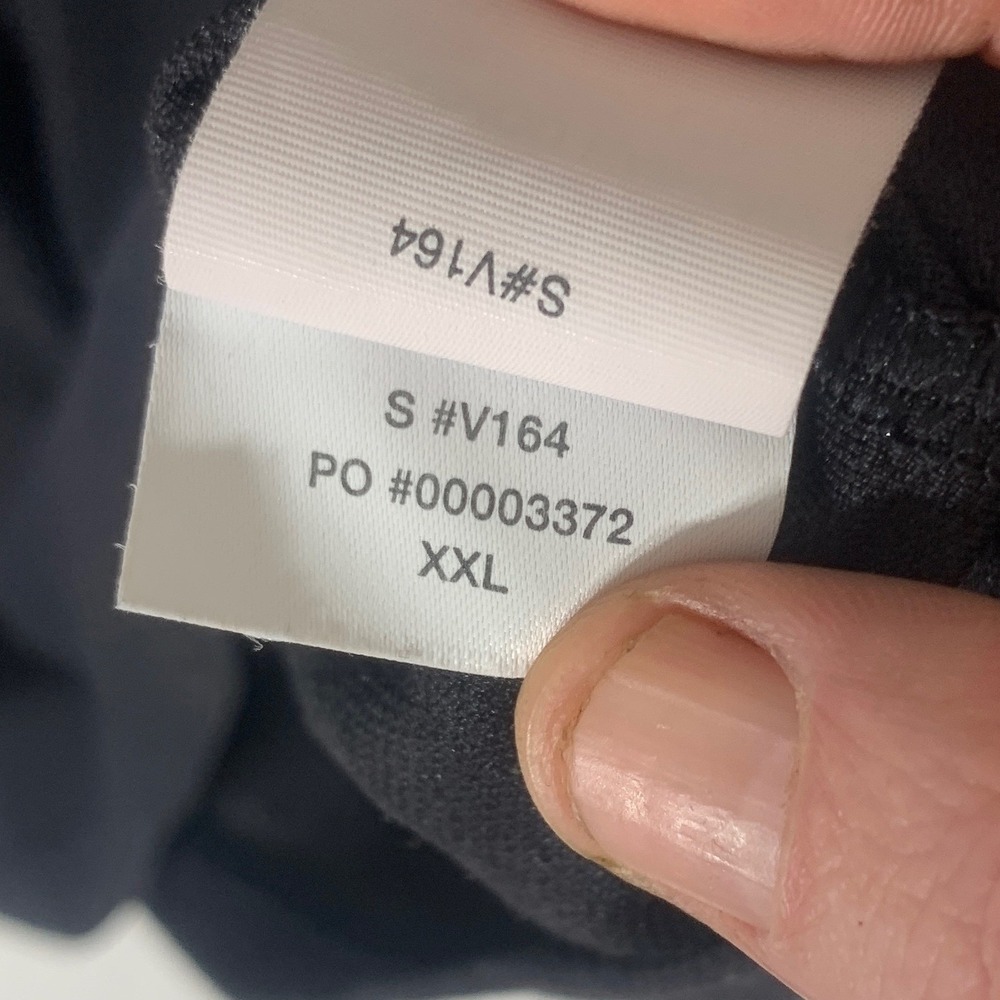 Vuori Ace Polo Shirt Mens XL Black Short Sleeve Polo Pocket Logo Athleisure - Picture 9 of 11